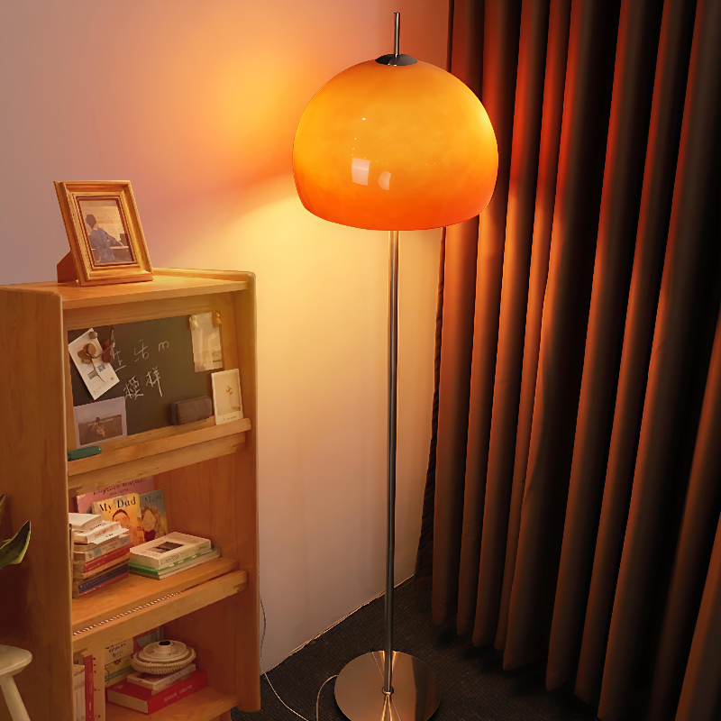 Floor Lamp Arched - Nordic Living Room Bauhaus Glass LED
