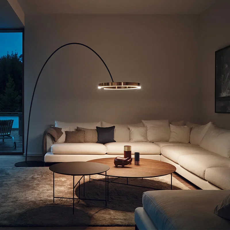 Floor Lamp Arched - Designer Fishing Floor Lamp Nordic LED
