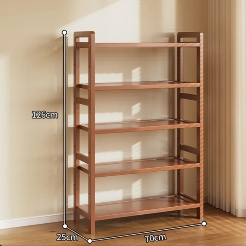Room Divider Bamboo - Bamboo multi-layer shoe storage rack, simple