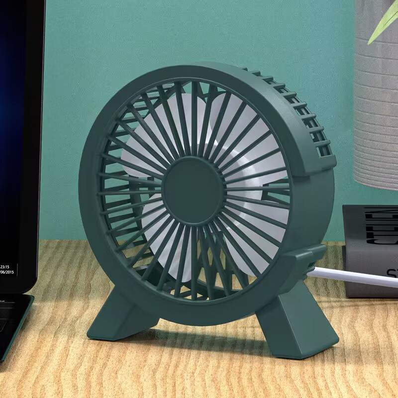 Office Furniture Used - Mini USB Rechargeable Table Fan Portable