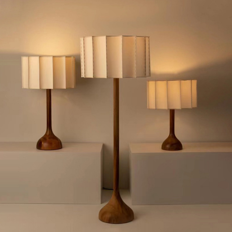 Floor Lamp Arched - Wabi Sabi Style Wooden Standing Lamp
