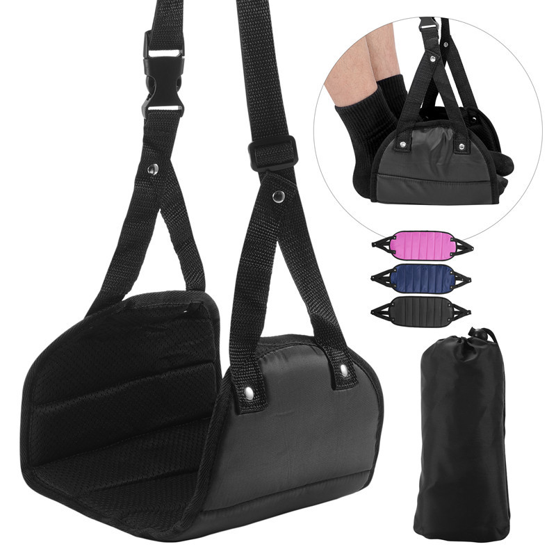 Under Desk Hammock - 1Pcs Portable Lazy Man Travel Footrest