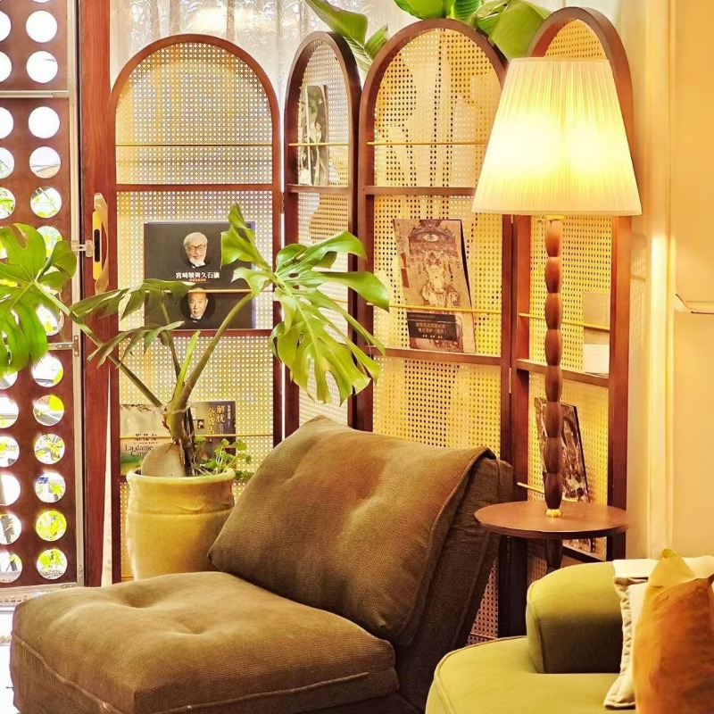 Mobile rattan folding screen l - Room Divider Bamboo のレビューと価格