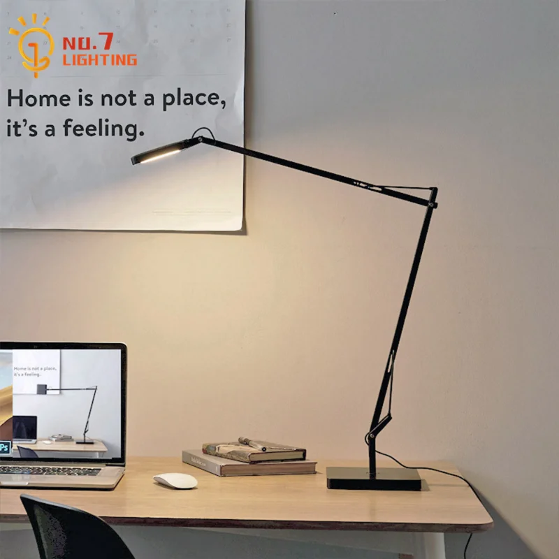 Designer Industrial Swing Arm  - Floor Lamp Arched のレビューと価格