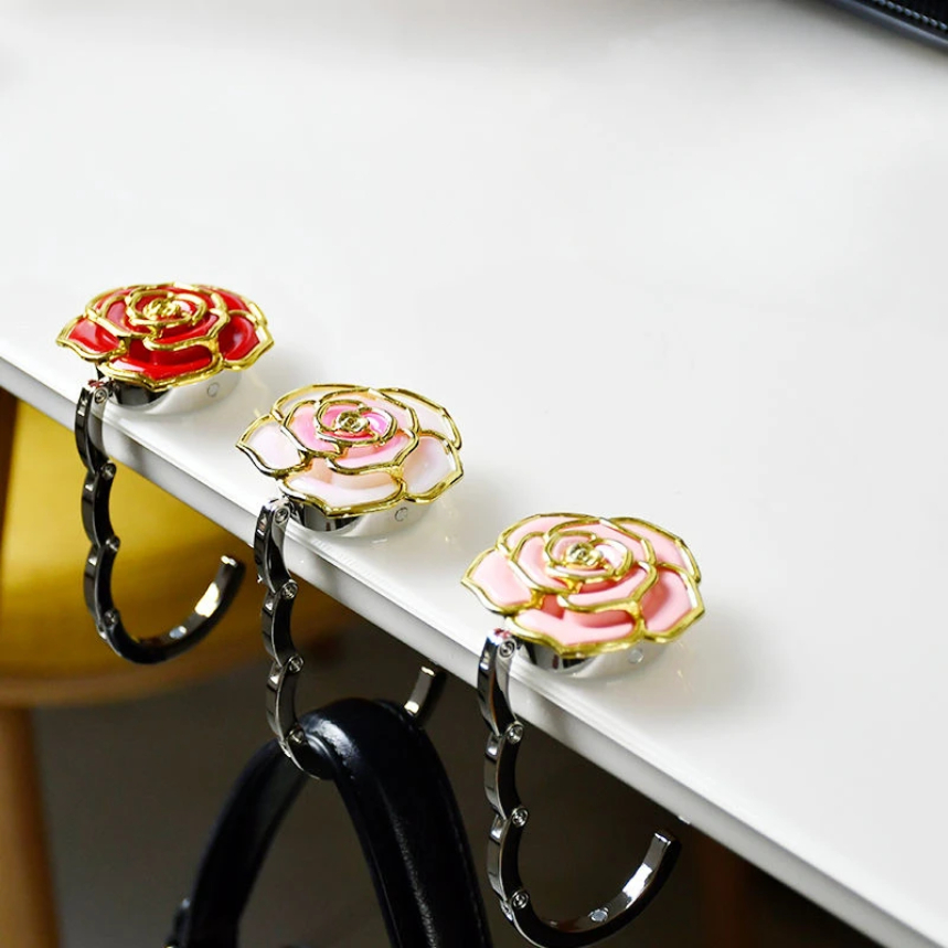 Rose Flower Foldable Bag Holde - Office Furniture Used のレビューと価格