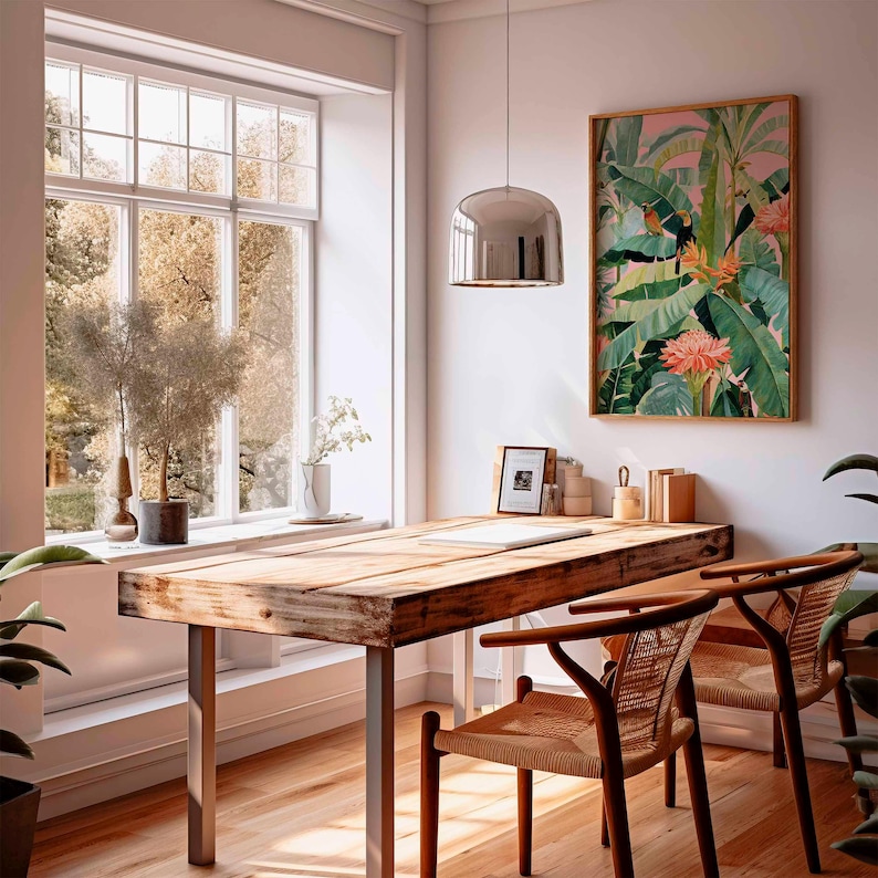 1pc Retro Tropical Canvas Post - Office Furniture Used のレビューと価格