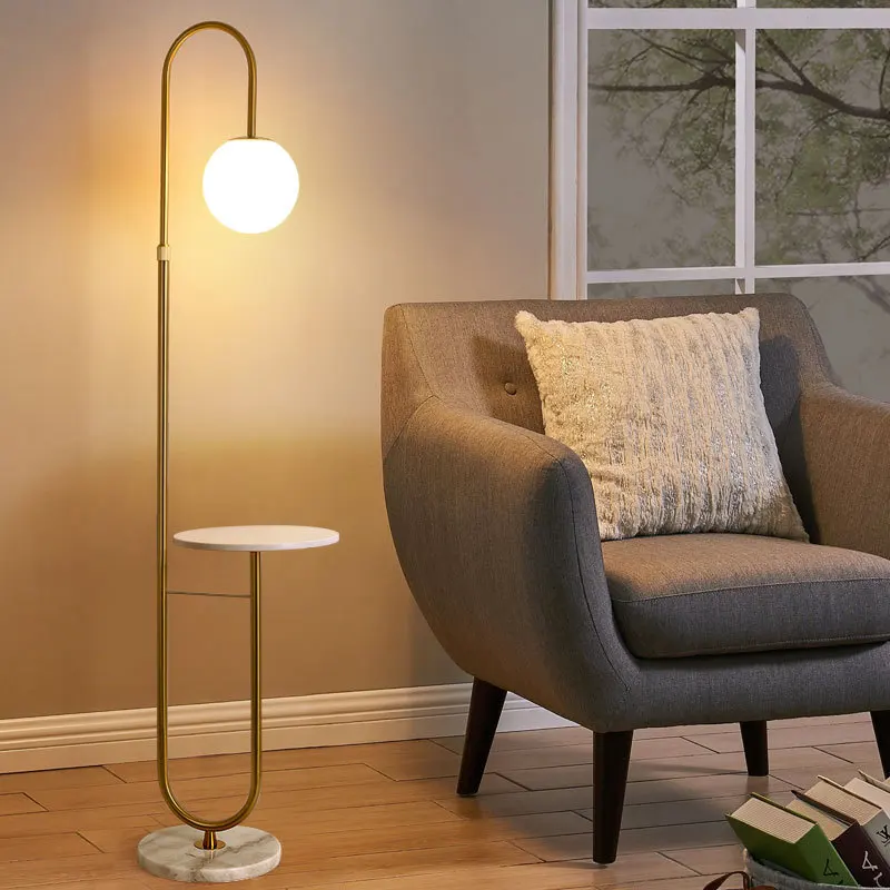 Modern LED Floor Lamp Gold Bla - Floor Lamp Arched のレビューと価格