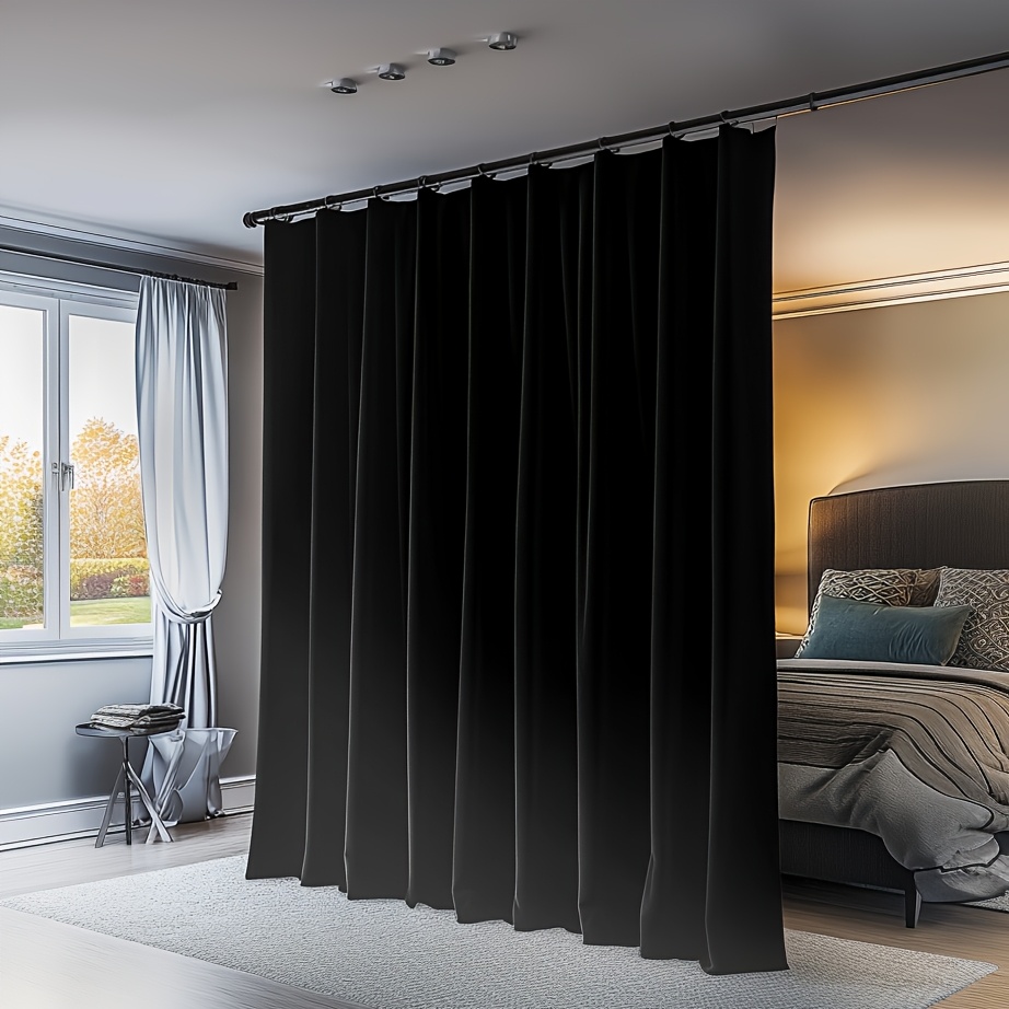 Blackout Room Divider Curtains - Room Divider Bamboo のレビューと価格