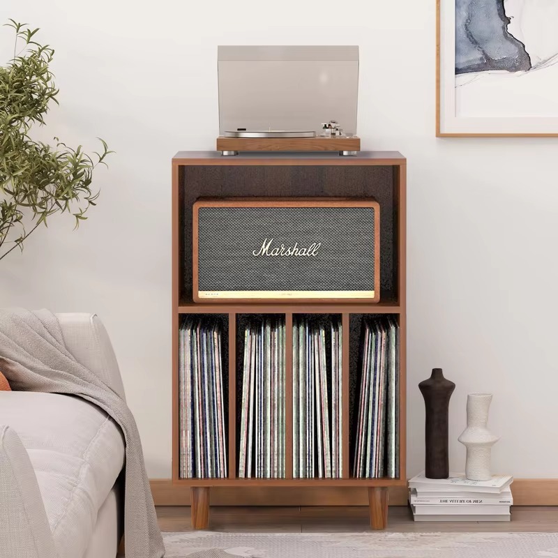 Turntable Stand, Multi-Shelf W - Room Divider Bamboo のレビューと価格