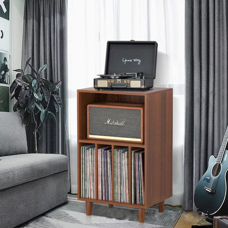Turntable Stand, Multi-Shelf W - Room Divider Bamboo のレビューと価格