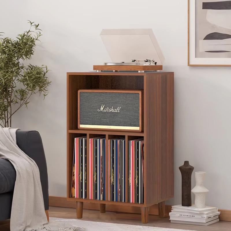 Turntable Stand, Multi-Shelf W - Room Divider Bamboo のレビューと価格