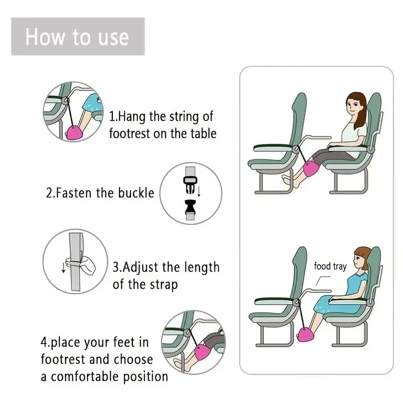 1PC Portable Foot Hammock Adju - Under Desk Hammock のレビューと価格
