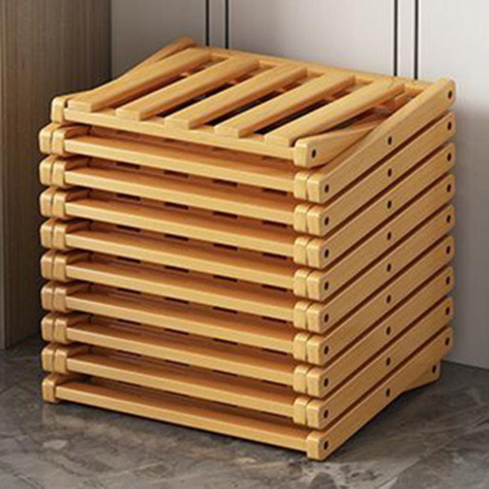 Bamboo Folding Shoe Rack Space - Room Divider Bamboo のレビューと価格