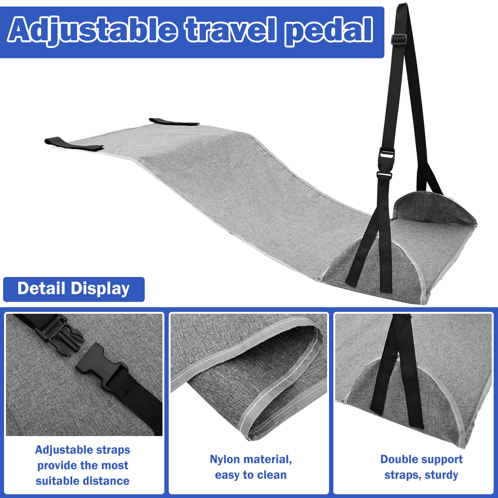  Portable Airplane Foot Rest  - Under Desk Hammock のレビューと価格
