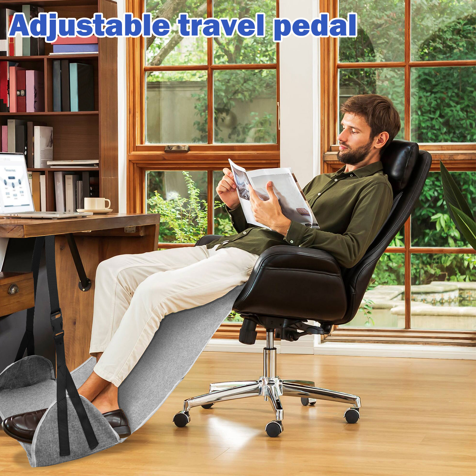  Portable Airplane Foot Rest  - Under Desk Hammock のレビューと価格
