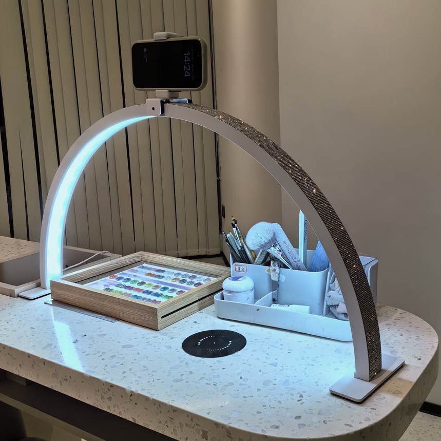 Beauty Salon Half Moon Lamp wi - Floor Lamp Arched のレビューと価格