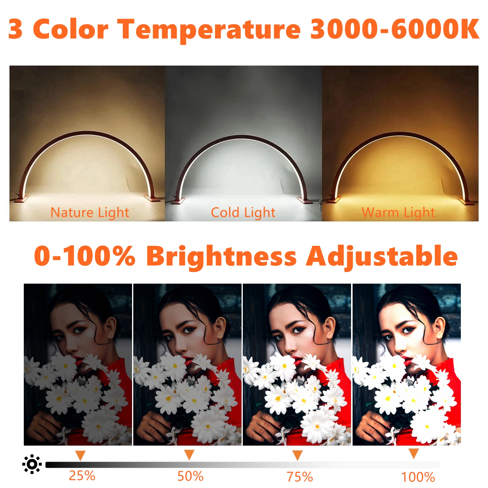 Beauty Salon Half Moon Lamp wi - Floor Lamp Arched のレビューと価格