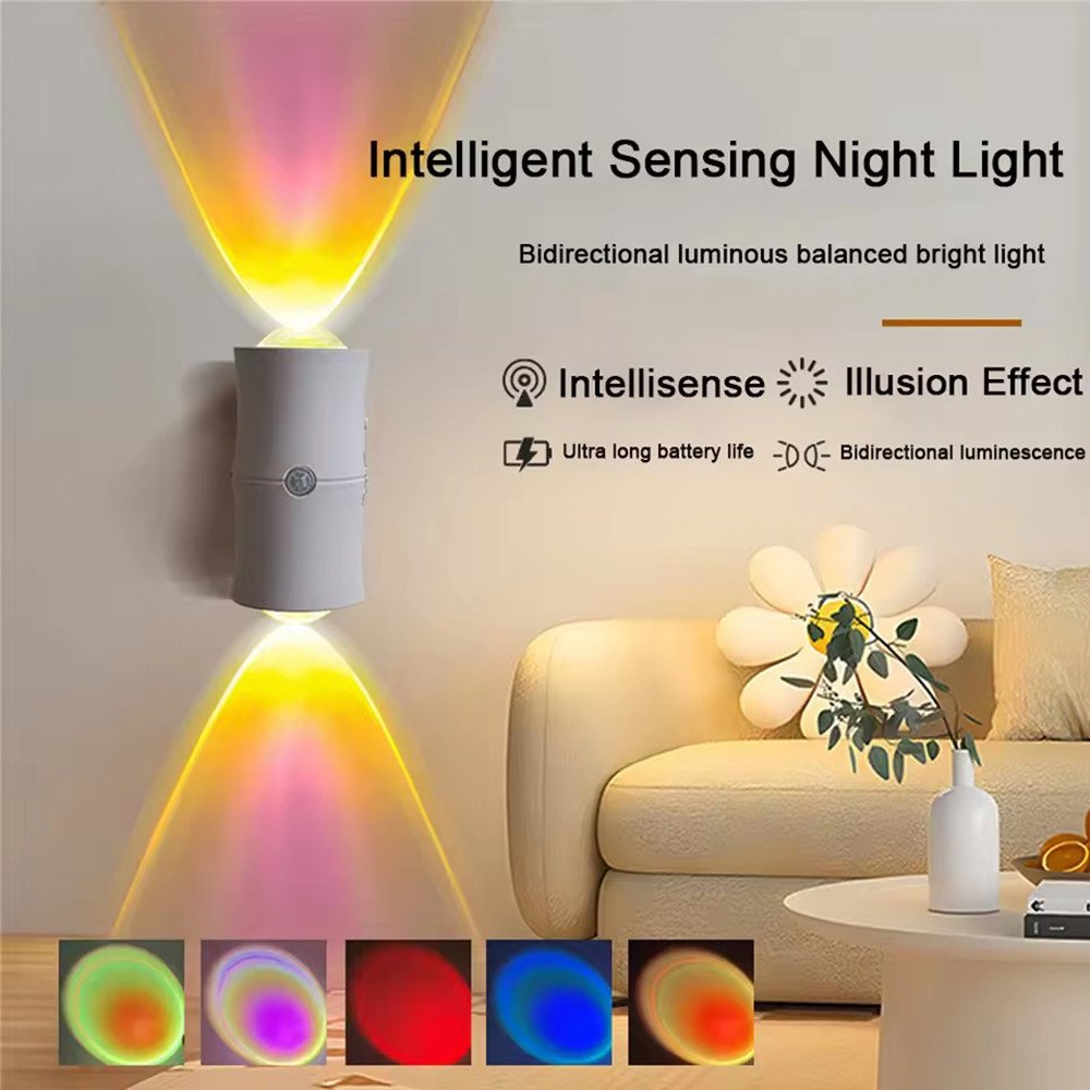 RGB 7colors Motion Sensor LED  - Room Divider Bamboo のレビューと価格