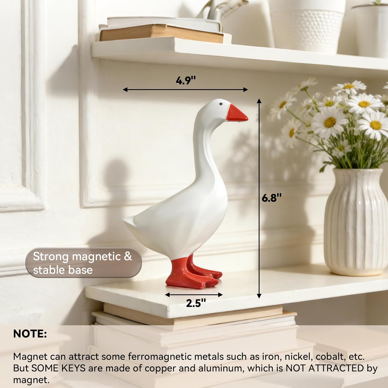 Magnetic Goose Key Holder Cute - Office Furniture Used のレビューと価格