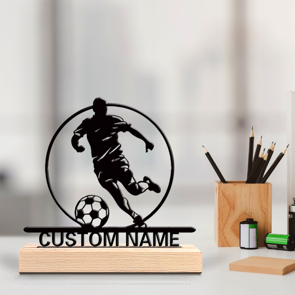 Custom Soccer Player Metal Sta - Office Furniture Used のレビューと価格