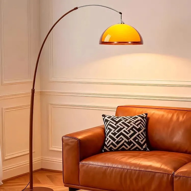 Vintage Acrylic Lampshade Floo - Floor Lamp Arched のレビューと価格
