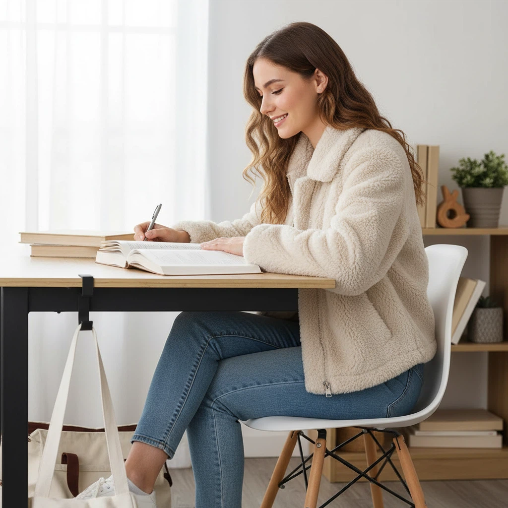 5-Shaped Portable Desk Hook |  - Office Furniture Used のレビューと価格