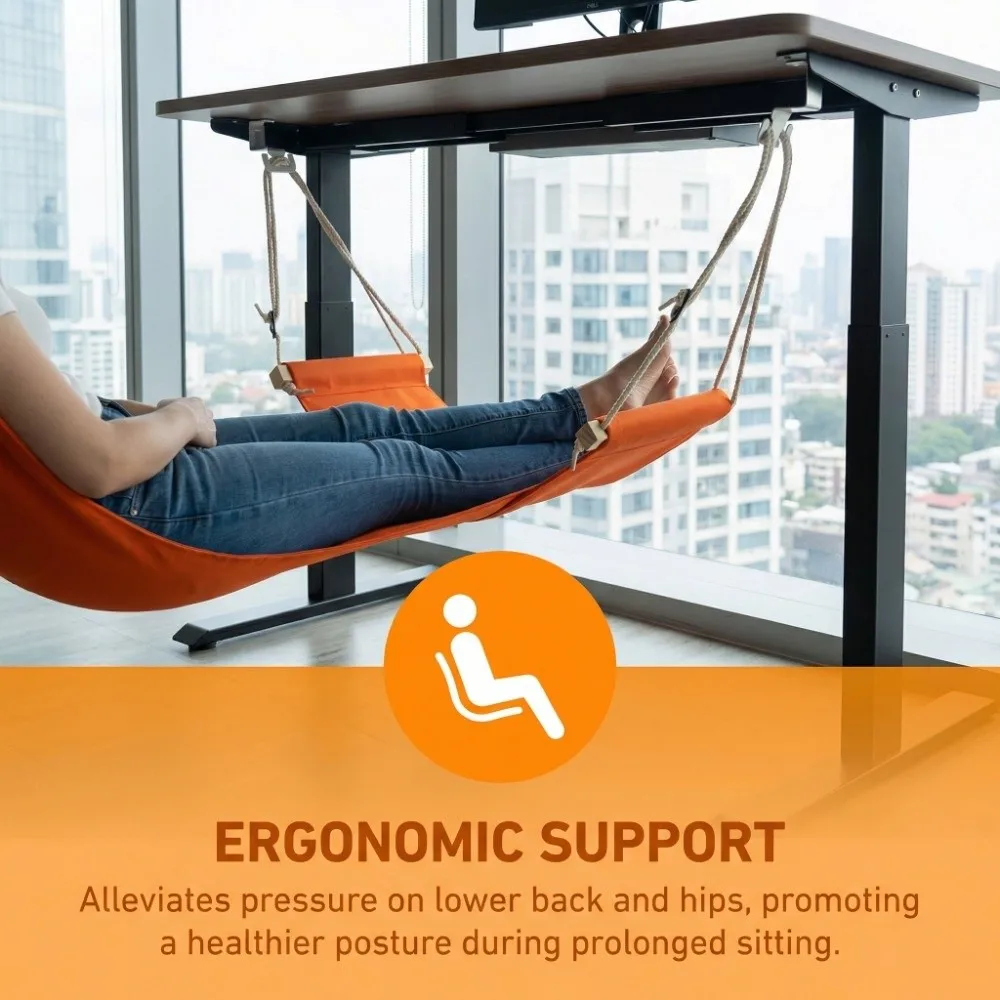 Ergonomic Adjustable Foot Hamm - Under Desk Hammock のレビューと価格