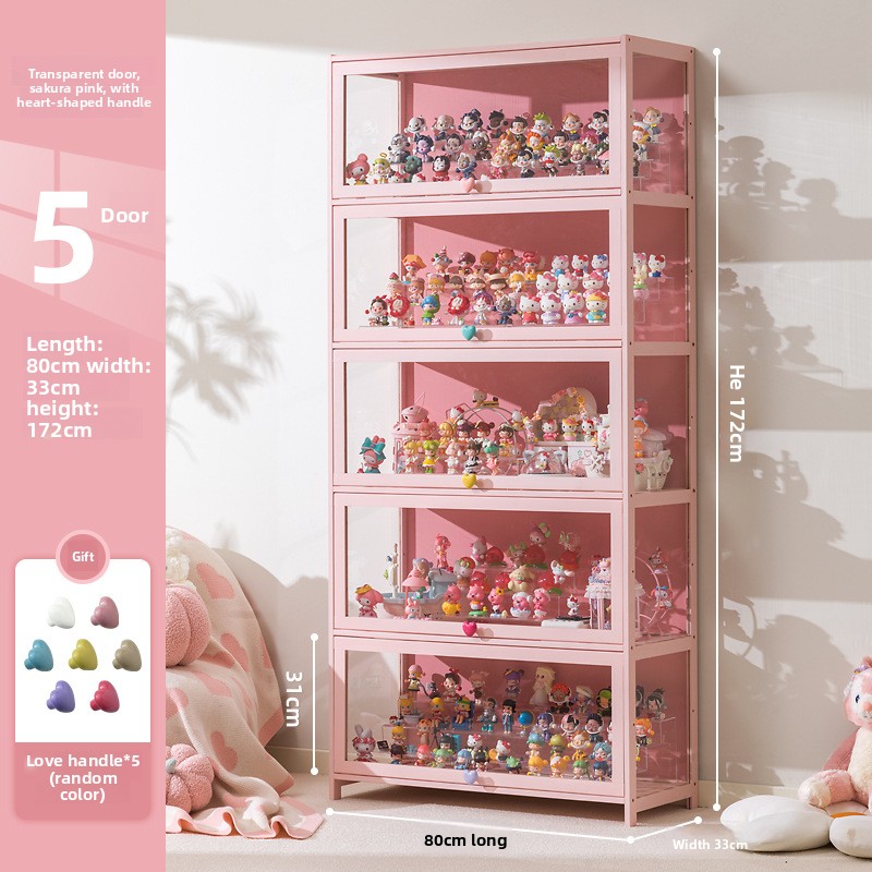 Stable Pink Glass Door Display - Room Divider Bamboo のレビューと価格