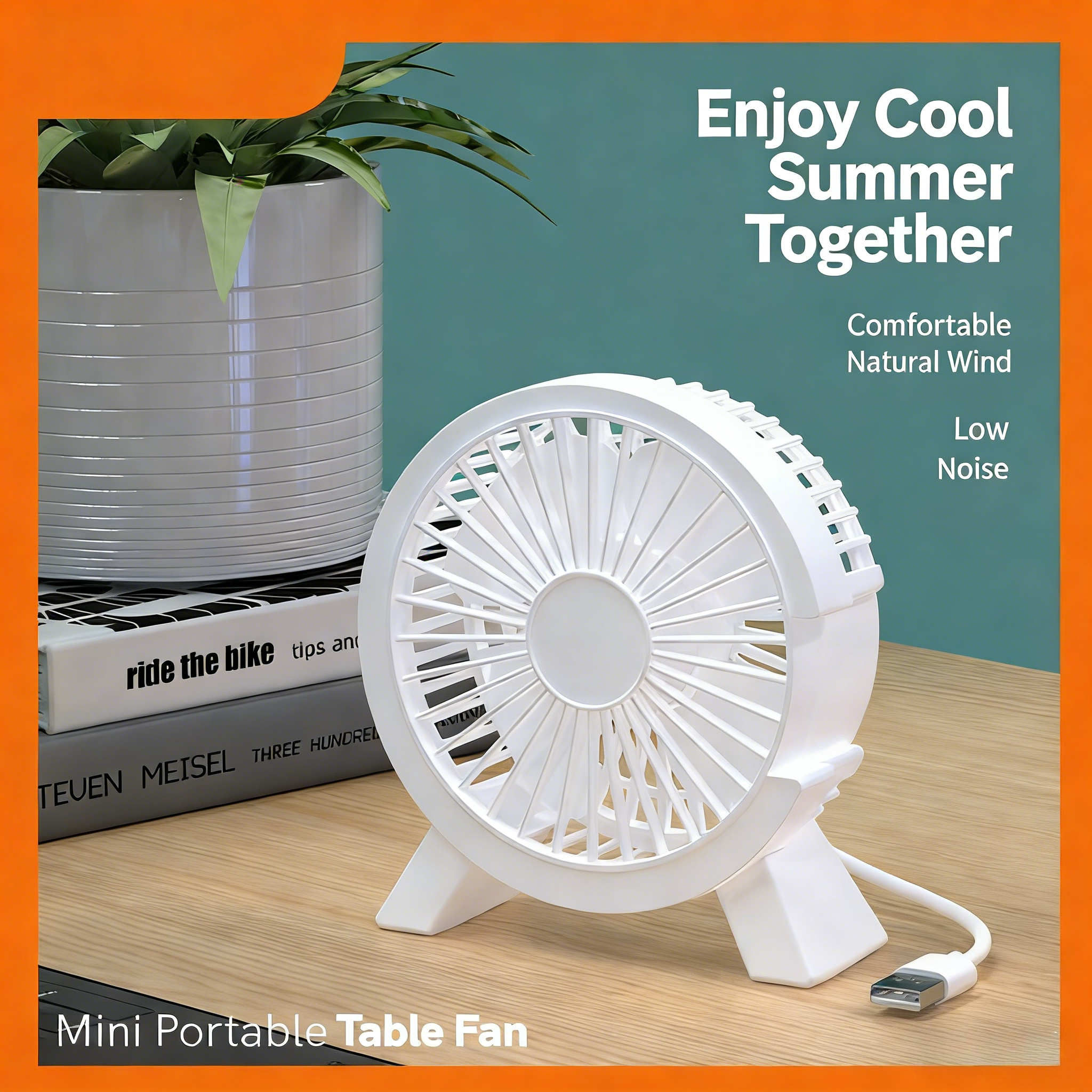 Mini USB Rechargeable Table Fa - Office Furniture Used のレビューと価格