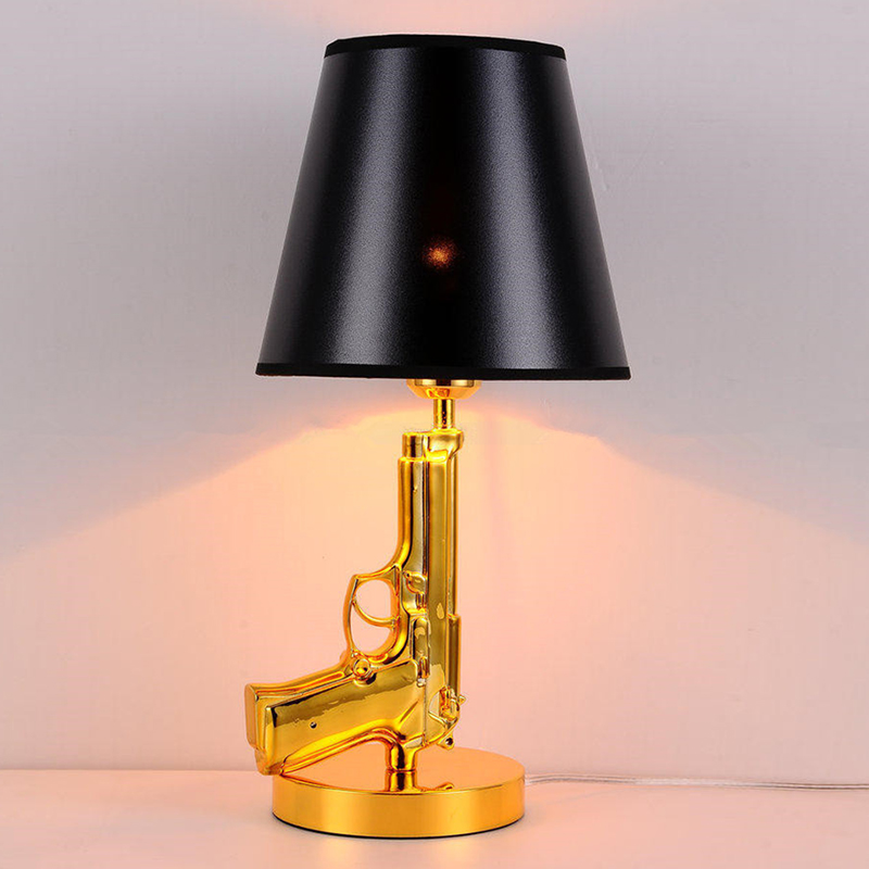 Gold Plated Pistol Table Desk  - Floor Lamp Arched のレビューと価格