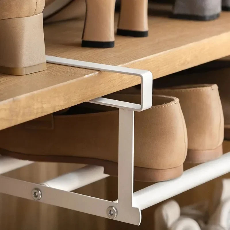 Adjustable Shoe Rack with Hang - Room Divider Bamboo のレビューと価格
