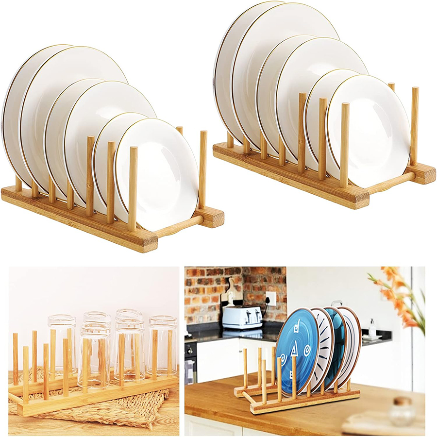 1pcs/2pcs Bamboo Dish Rack, Pl - Room Divider Bamboo のレビューと価格