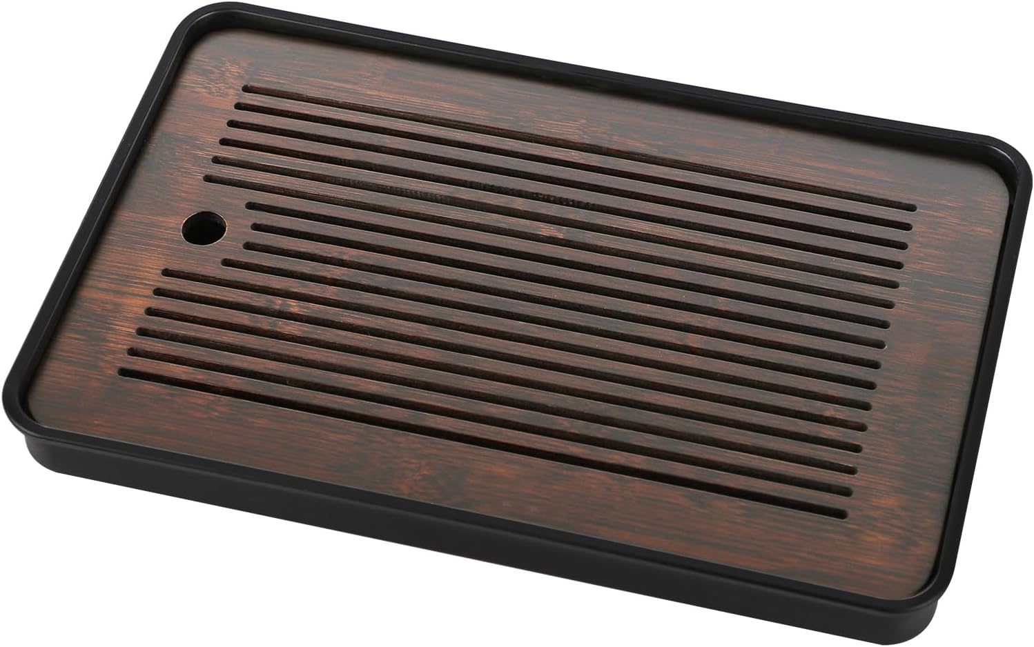 Natural Bamboo Tea Tray with H - Office Furniture Used のレビューと価格