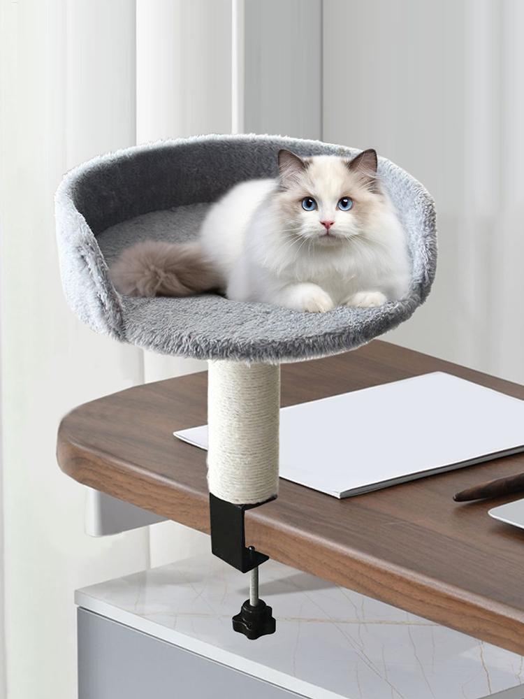 Cat Desk Bed 360 Rotating Hamm - Under Desk Hammock のレビューと価格