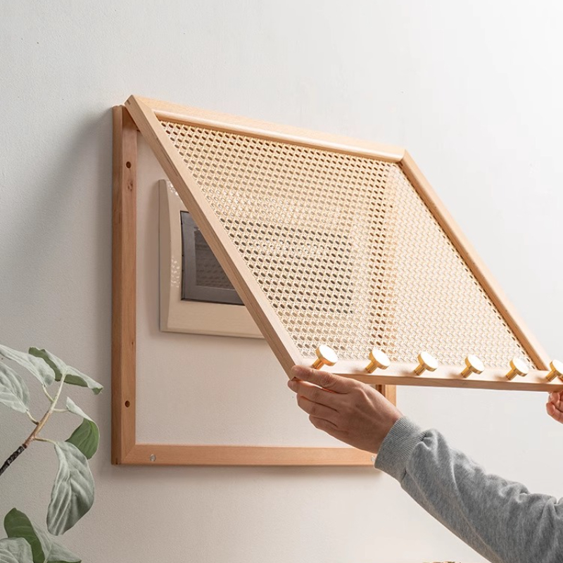 Wood Woven Rattan Electrical B - Room Divider Bamboo のレビューと価格