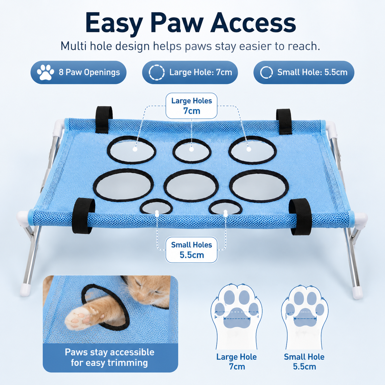 Foldable Pet Grooming Table 60 - Under Desk Hammock のレビューと価格