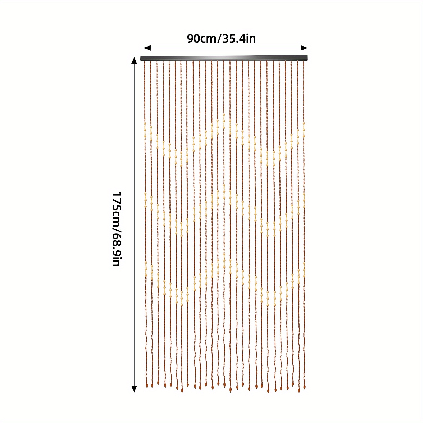 90cm*175cm*27 Vintage Wooden B - Room Divider Bamboo のレビューと価格